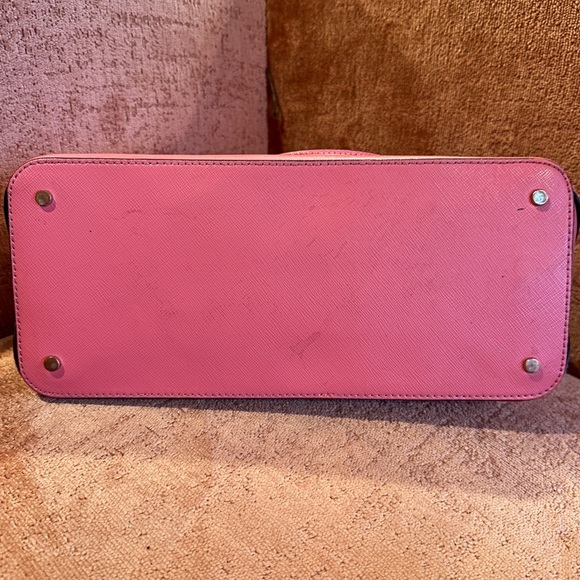 Kate Spade Payton Medium Dome Satchel in Garden Pink Saffiano Leather - Picture 5 of 14